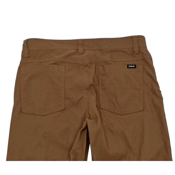 Prana Pants Mens 32x31 Brown Stretch Outdoor Hiking Slim Fit Casual Durable - Picture 6 of 9